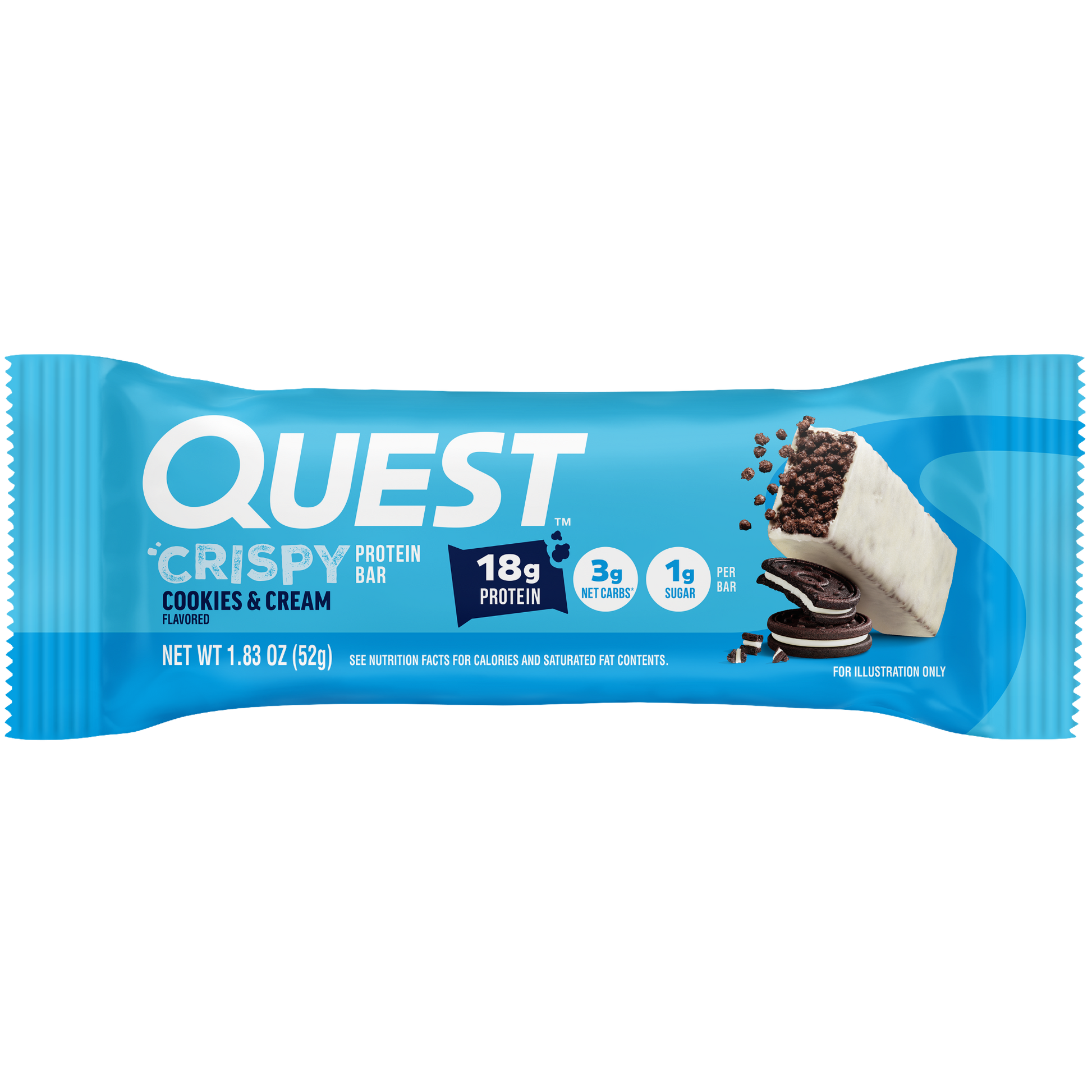 cookies-and-cream-crispy-hero-protein-bars-b0 400110_QN_USA_Pkg_Crispy_ProteinBar_CAC_Wrapper_3D_Front_Force.png